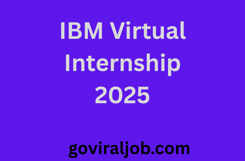 IBM Virtual Internship 2025