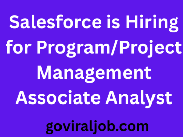 Salesforce is Hiring for Program
