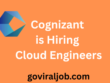 Cognizant is Hiring cloud engineers