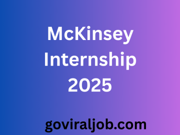 McKinsey Internship 2025