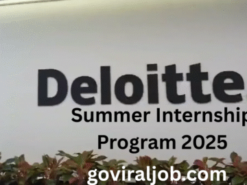 Deloitte Summer Internship Program 2025