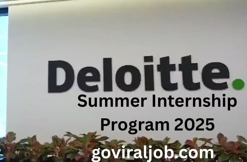 Deloitte Summer Internship Program 2025